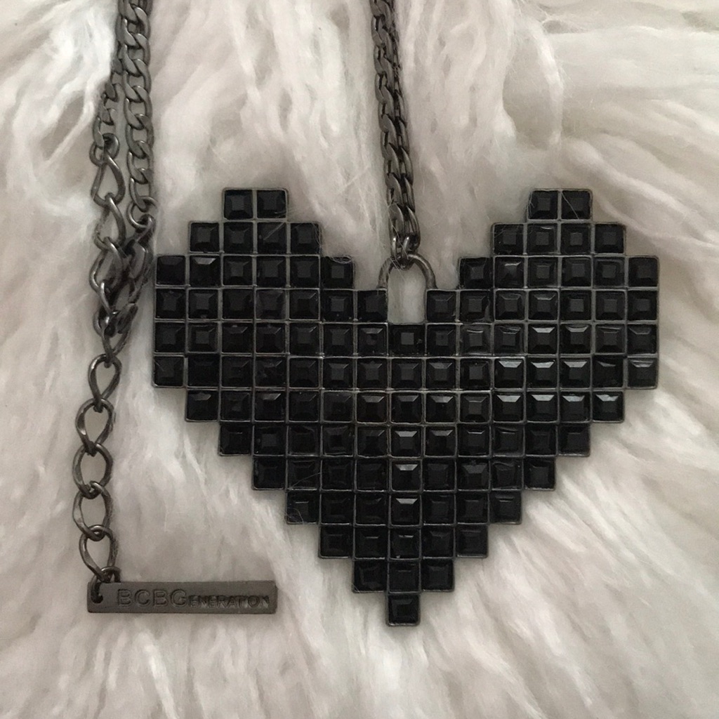 Bcbgeneration Pixel Heart Necklace